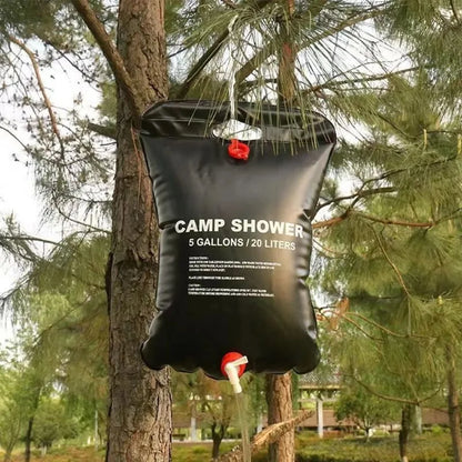 Car Camping Equipment, Shower Water Bag, Picnic Water Storage Bag, Shower Water Bag, Outdoor Camping Folding Water Bag CMBs Fishing and Outdoor Gear