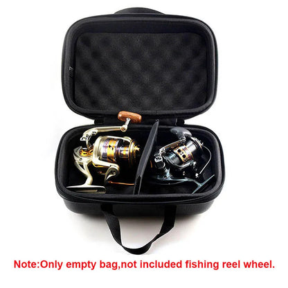 Fishing Tackle Storage Bag Waterproof Holder Pouch Fishing Protective Case Spinning Reel Shockproof Box for 1-2 Fishing Reels CMBs Fishing and Outdoor Gear