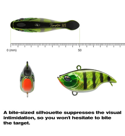 TSURINOYA 50S Vibration TEMPTER 50mm 12.5g Long Casting Sinking Fishing Lure VIB Winter Fishing Lipless Hard Bait For Pike Bass The Clovii's Extravaganza!!!