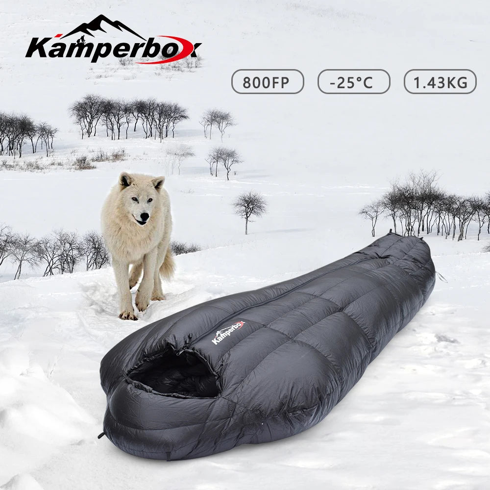 Kamperbox Winter Sleeping Bags Camping Down Sleeping Bags Winter Outdoor Ultralight Sleeping Bags Camping Equipments The Clovii's Extravaganza!!!