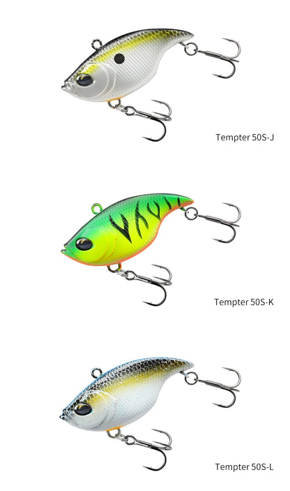 TSURINOYA 50S Vibration TEMPTER 50mm 12.5g Long Casting Sinking Fishing Lure VIB Winter Fishing Lipless Hard Bait For Pike Bass The Clovii's Extravaganza!!!