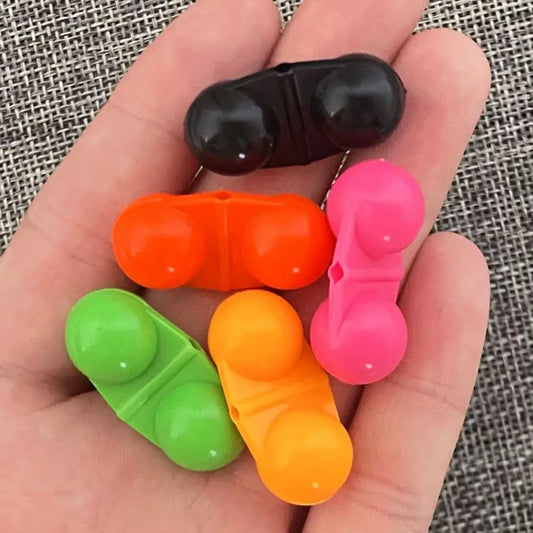 20Pcs Fishing Double Catfish Rattles Luring Fish Tool Reusable ABS Fishing Rattles Sea Fishing Attractor Bell Beads Luring Toos The Clovii's Extravaganza!!!