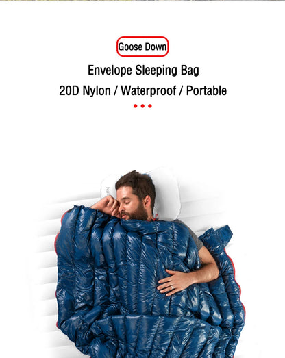 Naturehike Sleeping Bag CW280 Ultralight Goose Down Sleeping Bag CWM400 Winter Waterproof Camping Sleeping Bags Portable Quilt The Clovii's Extravaganza!!!