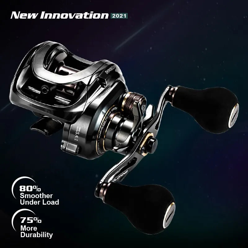 SOLOKING HIAW200 Baitcasting Reel Betriel 9.5KG Max Drag 12 Bearing 5.4/7.2 Gear Ratio Fishing Reel Baitcaster Reels The Clovii's Extravaganza!!!