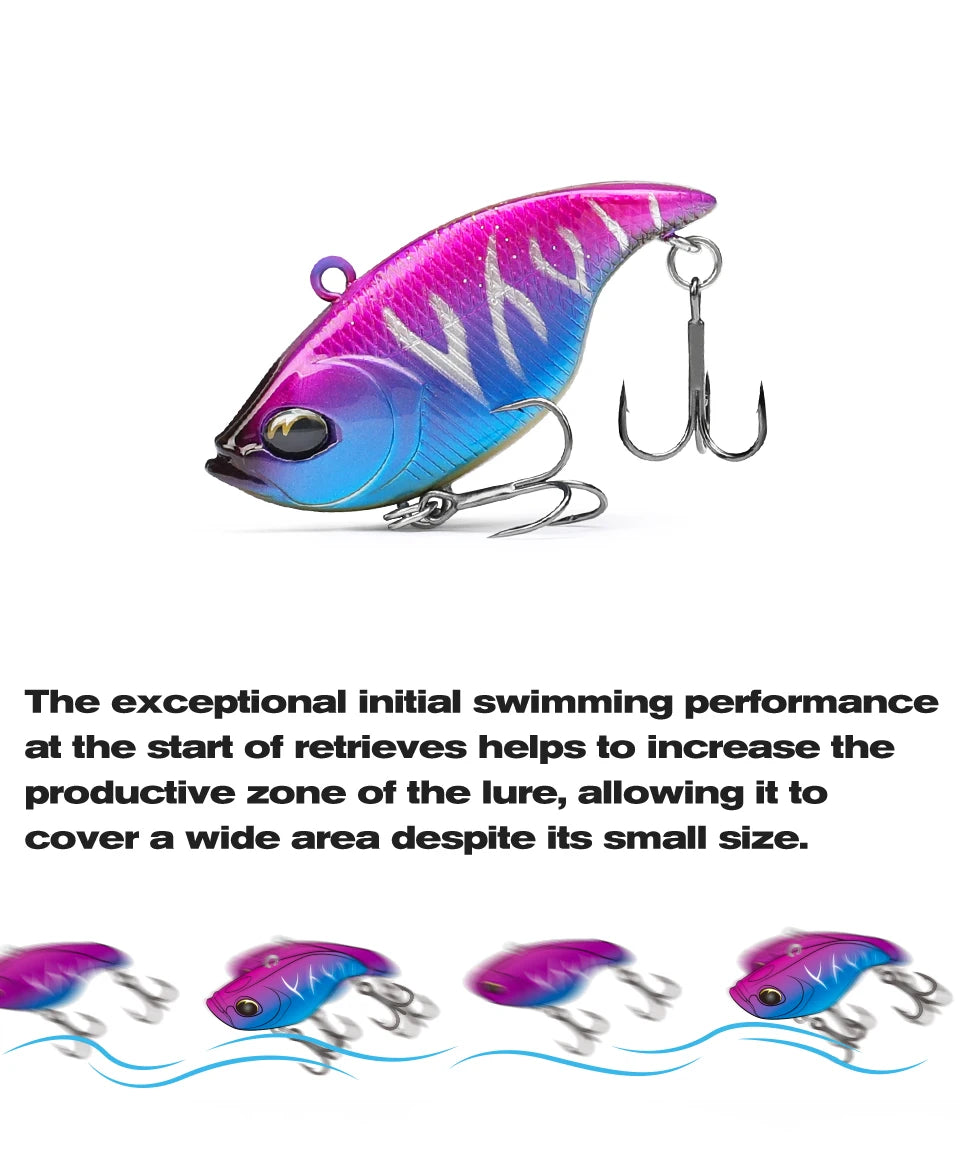 TSURINOYA 50S Vibration TEMPTER 50mm 12.5g Long Casting Sinking Fishing Lure VIB Winter Fishing Lipless Hard Bait For Pike Bass The Clovii's Extravaganza!!!