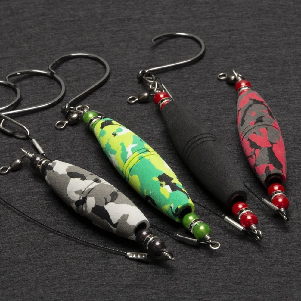 4PCS Catfish Float Rigs with Hook Fishing Bobbers High Buoyancy Catfishing Floats Catfish Rattling Line Float Fishing Tackles The Clovii's Extravaganza!!!