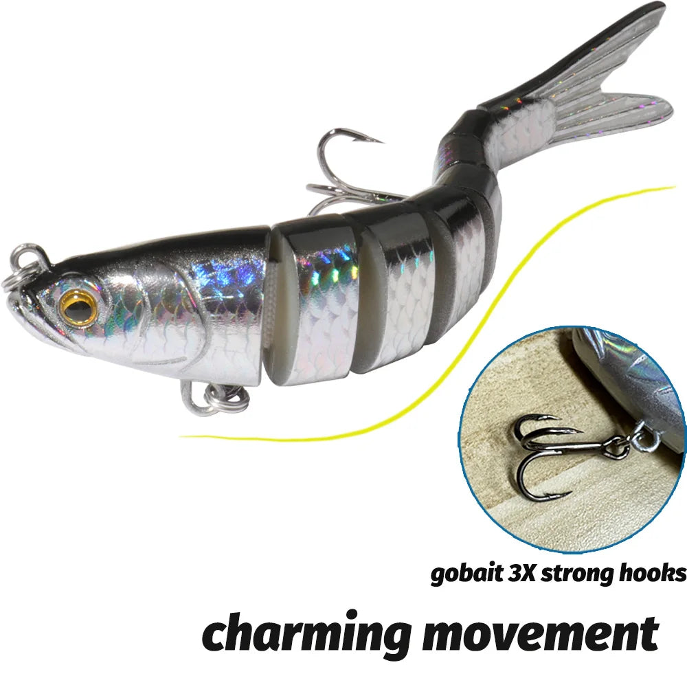 Swimbait 11g 16g 27g Multi Joint Lure Slow Sinking Bionic Fish Swimming Pesca Bass Treble Hook Carp Fishing Tackle Hard Bait The Clovii's Extravaganza!!!