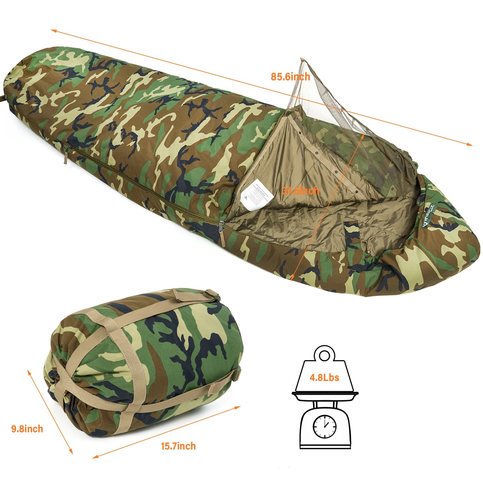 MT Army Force Defence 4 & Tropen Patrol Sleeping Bags Military Modular Sleeping System 2.0 Multicam/UCP/Woodland Camouflage The Clovii's Extravaganza!!!