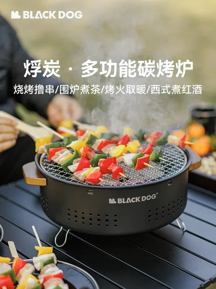 Black DOG Portable Camping Stove Stand Barbecue Accessory Wildsea Outdoor Bbq Wood Burning Stove Backpacking Burner Tourist The Clovii's Extravaganza!!!