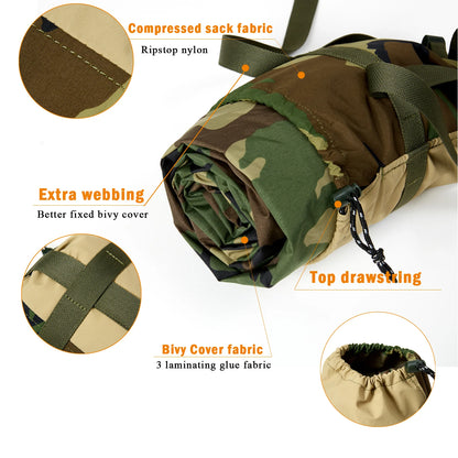 Akmax.cn Bivy Cover Sack for Military Army Modular Sleeping Bags, Multicam Camo/Woodland/UCP The Clovii's Extravaganza!!!