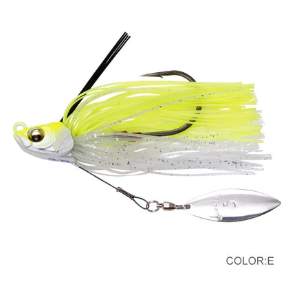 13.5G Spinner Bait Bass Jig Chatter Bait Fishing Lure Chatterbait Fishing Kit Wobblers for Bass Fishing Tackle Fishing Spoon The Clovii's Extravaganza!!!