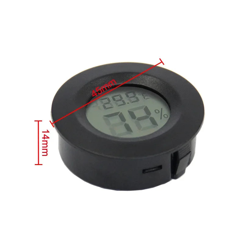 Outdoor Sports Thermometer, Reptile Electronic Hygrometer, Round Hygrometer, Camping Equipment Tool Accessories, Outdoor Gadget CMBs Fishing and Outdoor Gear