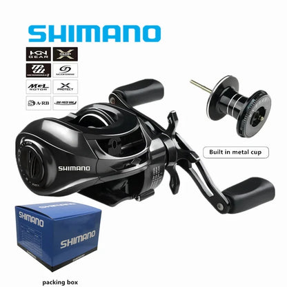 Original Shimano Baitcasting Fishing Reels Gear Ratio 7.2:1 Max Drag 15kg Baitcast Reel Fishing Metal Light Spool CMBs Fishing and Outdoor Gear