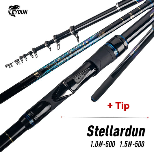 LEYDUN STELLARDUN ISO Fishing Rods 500 1 1.5 Buoy Fishing Telescopic Surfcasting Spinning Rock Fishing for Coast Sea Fishing CMBs Fishing and Outdoor Gear