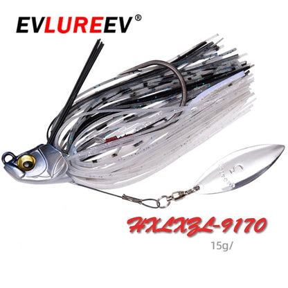 13.5G Spinner Bait Bass Jig Chatter Bait Fishing Lure Chatterbait Fishing Kit Wobblers for Bass Fishing Tackle Fishing Spoon The Clovii's Extravaganza!!!