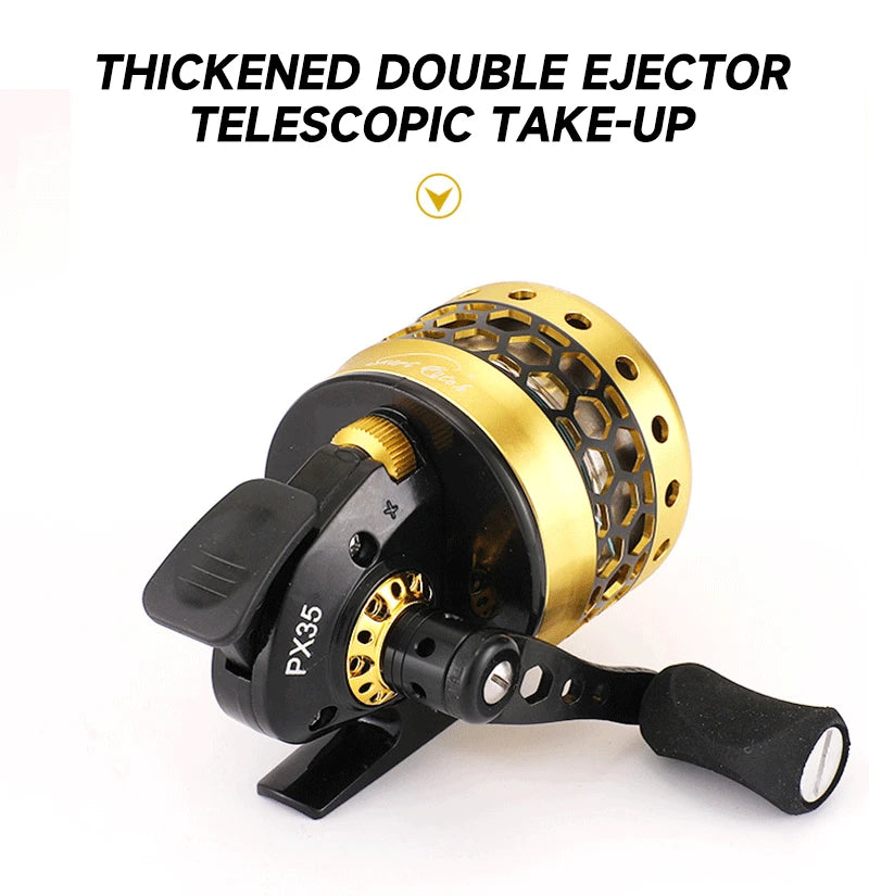 PX35 Aluminum Alloy Fish Reel 6+1 Bearing Left and Right Hand General Closed Fishing Boat Special Artifact for Fish Shooting The Clovii's Extravaganza!!!