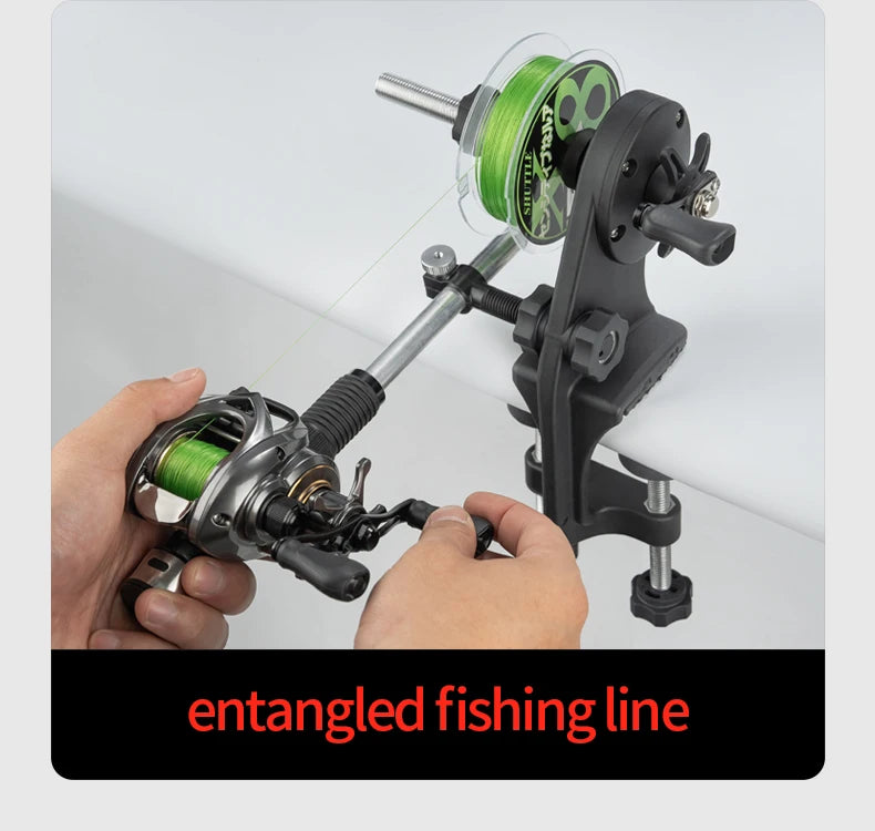 LINNHUE Lightweight Fishing Line Winder Spooler Antirust Sturdy Line Winder Spinning Baitcasting Reel Fishing Tool Accessories The Clovii's Extravaganza!!!