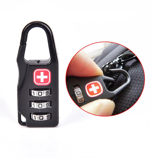 1pc Camping Equipment Outdoor Multi Tool Luggage Password Lock Padlock CMBs Fishing and Outdoor Gear