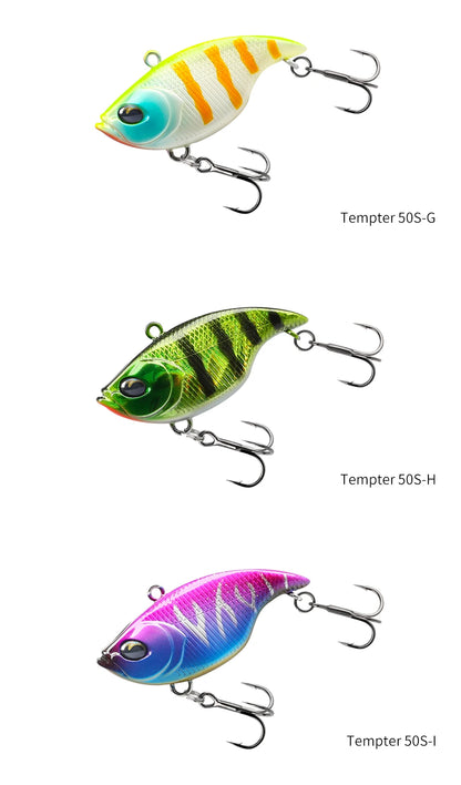 TSURINOYA 50S Vibration TEMPTER 50mm 12.5g Long Casting Sinking Fishing Lure VIB Winter Fishing Lipless Hard Bait For Pike Bass The Clovii's Extravaganza!!!