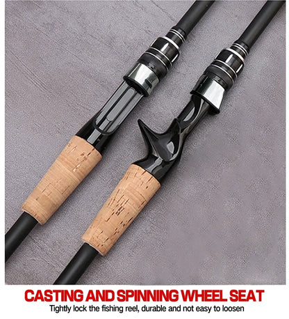 Fishing Rod Combo 1.5-2.4M Lure Fishing Rod and 7.2:1 High Speed Gear RatioMax 8kg Baitcasting Reel Fishing Tackle Pesca The Clovii's Extravaganza!!!