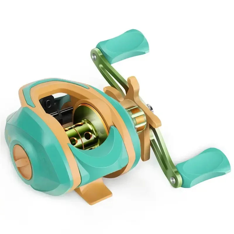 Baitcasting Fishing Reels Gear Ratio 7.2:1 High Speed Fishing Reel Left Right Hand Brake System 8kg Drag Wheel Bait Casting Reel The Clovii's Extravaganza!!!