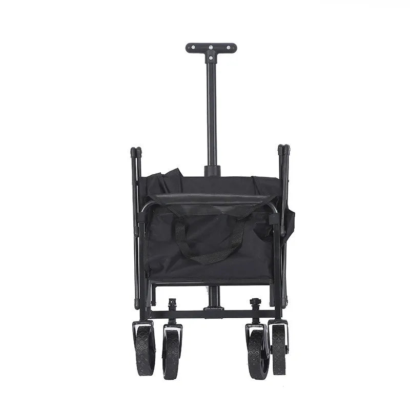 Folding Cart Outdoor Camping Trolley 4L Portable Cart Family Travel Table Garden Beach Trolley Shopping Cart Camping Equipment CMBs Fishing and Outdoor Gear