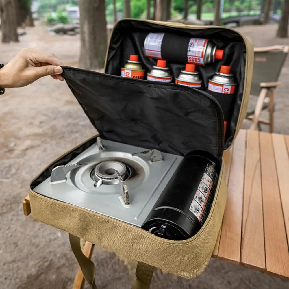 Portable Outdoor Camping Utensil Bag Waterproof Oxford Travel Bag Stove Pouch Cooking Utensils For BBQ Camping Cookware Hiking The Clovii's Extravaganza!!!