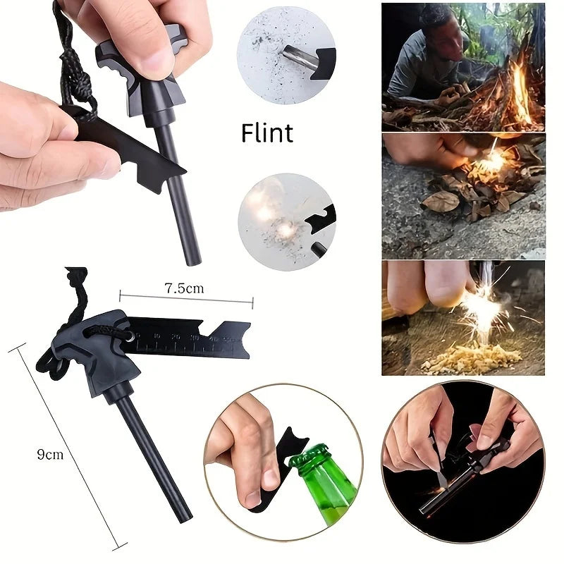 Multi functional survival tools, outdoor camping equipment, outdoor survival emergency supplies kit CMBs Fishing and Outdoor Gear