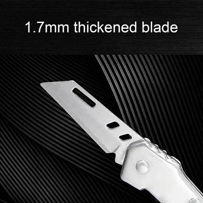 Pocket Knife Mini Knife Unboxing Mini Knife Keychain Hanging Multi Tools Knife Emergency Survival Tool Camping Equipment CMBs Fishing and Outdoor Gear