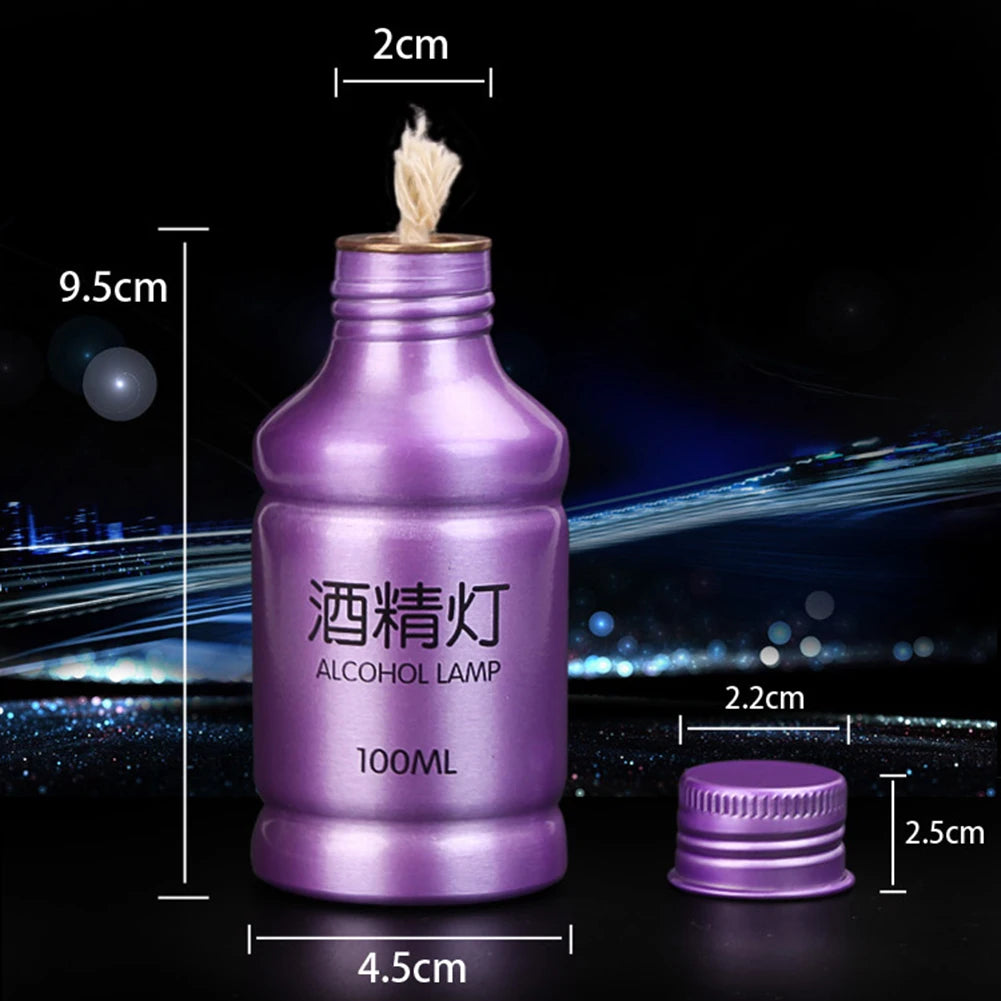 100ML Portable Metal Lamp Alcohol Liquid Stove Adjustable For  Traveling Survival Camping Home Lab Reaserch Outdoor Tools The Clovii's Extravaganza!!!
