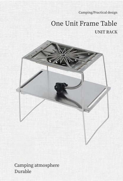 Frame Table Adapts To GS450 One Unit Frame Portable BBQ Camping Rack Stove Table Outdoor Picnic Folding Tables NEW The Clovii's Extravaganza!!!