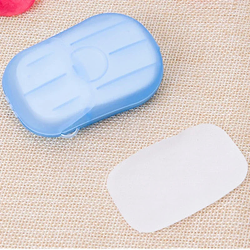 Mini Disposable Paper Soap Travel Portable Outdoor Camping Hand Washing Bath Cleaning Travel Supplies camping equipment CMBs Fishing and Outdoor Gear