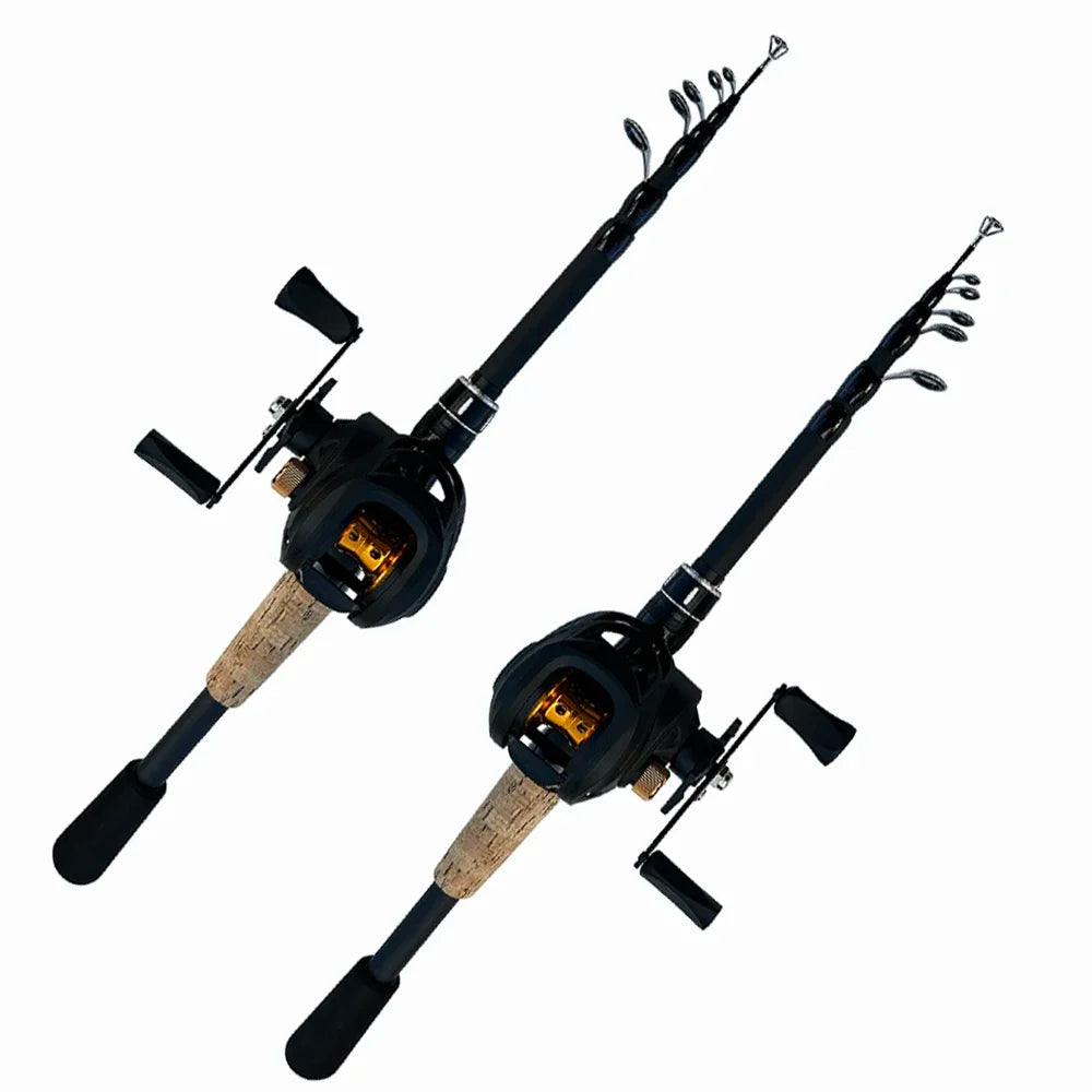 Fishing Rod Combo 1.5-2.4M Lure Fishing Rod and 7.2:1 High Speed Gear RatioMax 8kg Baitcasting Reel Fishing Tackle Pesca The Clovii's Extravaganza!!!